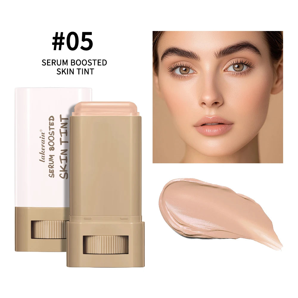 Bâton de teinte pour la peau, sérum teinté solide, imperméable, nourrissant, fond de teint, baume pour le visage, maquillage