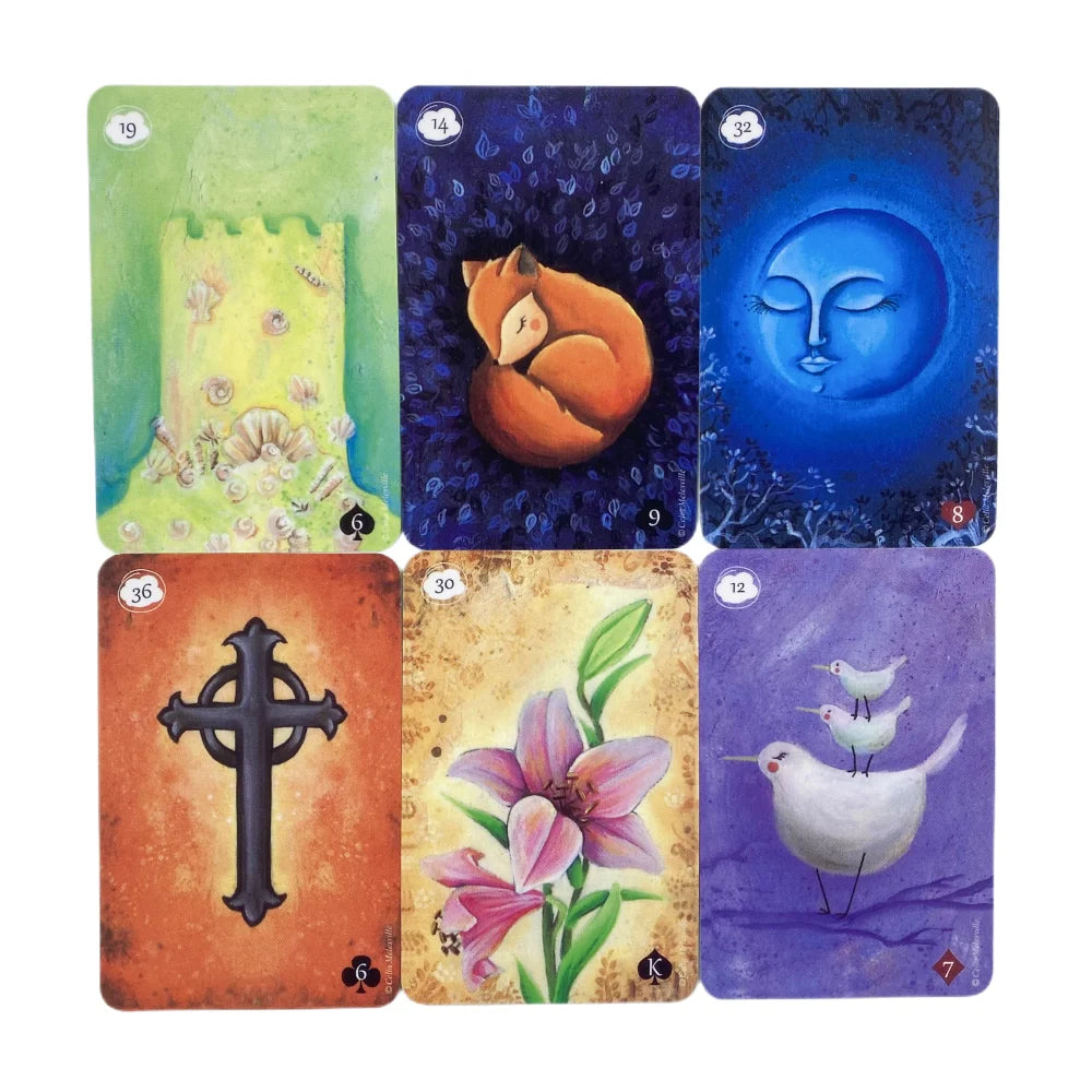 Tanis Lenormand Cartes Oracle A 38 Édition Divinatoire Anglaise Board Games