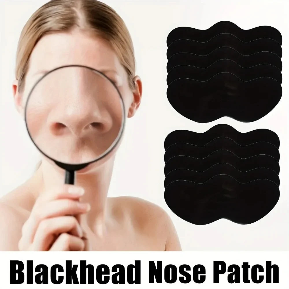 Patch adhésif réutilisable pour le nez, anti-points noirs, nettoyant en profondeur et resserrant les pores.
