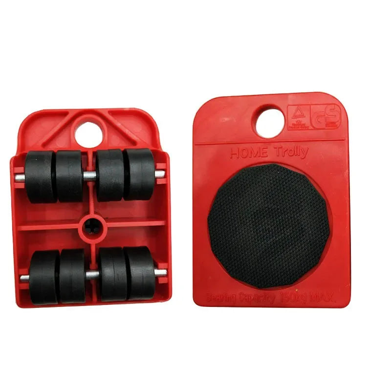 Kit de déménagement de meubles avec roulettes, outils de levage et de transport, barre de déplacement, appareil pour déplacer des objets lourds, outil manuel