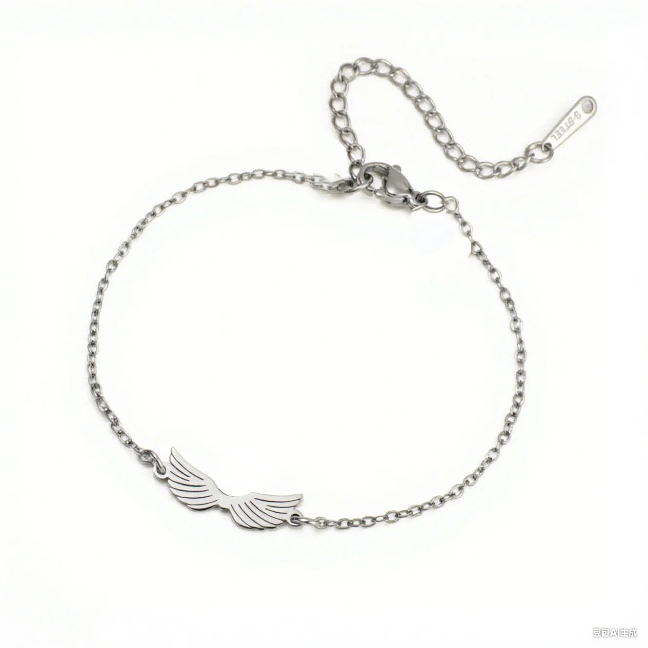 Bracelet pendentif aile d'ange Lucktune pour femme, bracelet à chaîne en acier inoxydable et perles, style Kpop tendance 2025, nouveauté bijou, cadeau de mariage