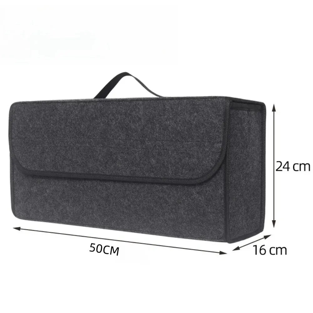 Organisateur de coffre de voiture pliable, poignée ergonomique, pour suv/berlines/camions, tissu durable, 1 paquet