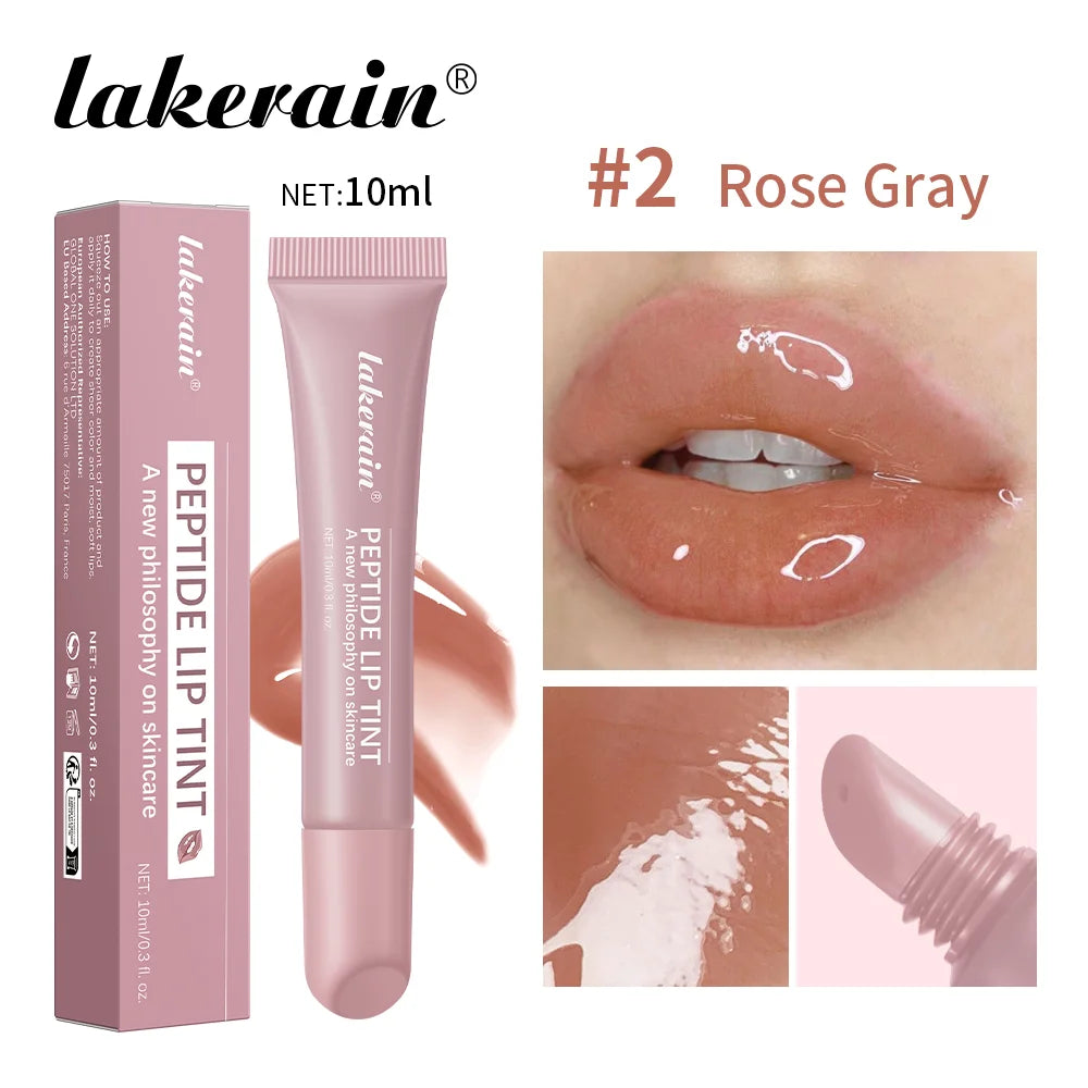 Gloss à lèvres effet miroir 10 ml, huile hydratante et nourrissante pour les lèvres, effet gel longue tenue, effet verre, estompe les ridules, sérum protecteur pour les lèvres