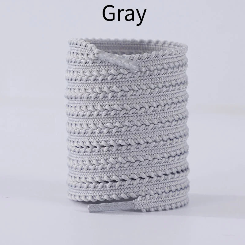 1 paire de lacets élastiques plats pour chaussures, baskets et tennis, longueur 120/140/160 cm. Accessoires pour chaussures