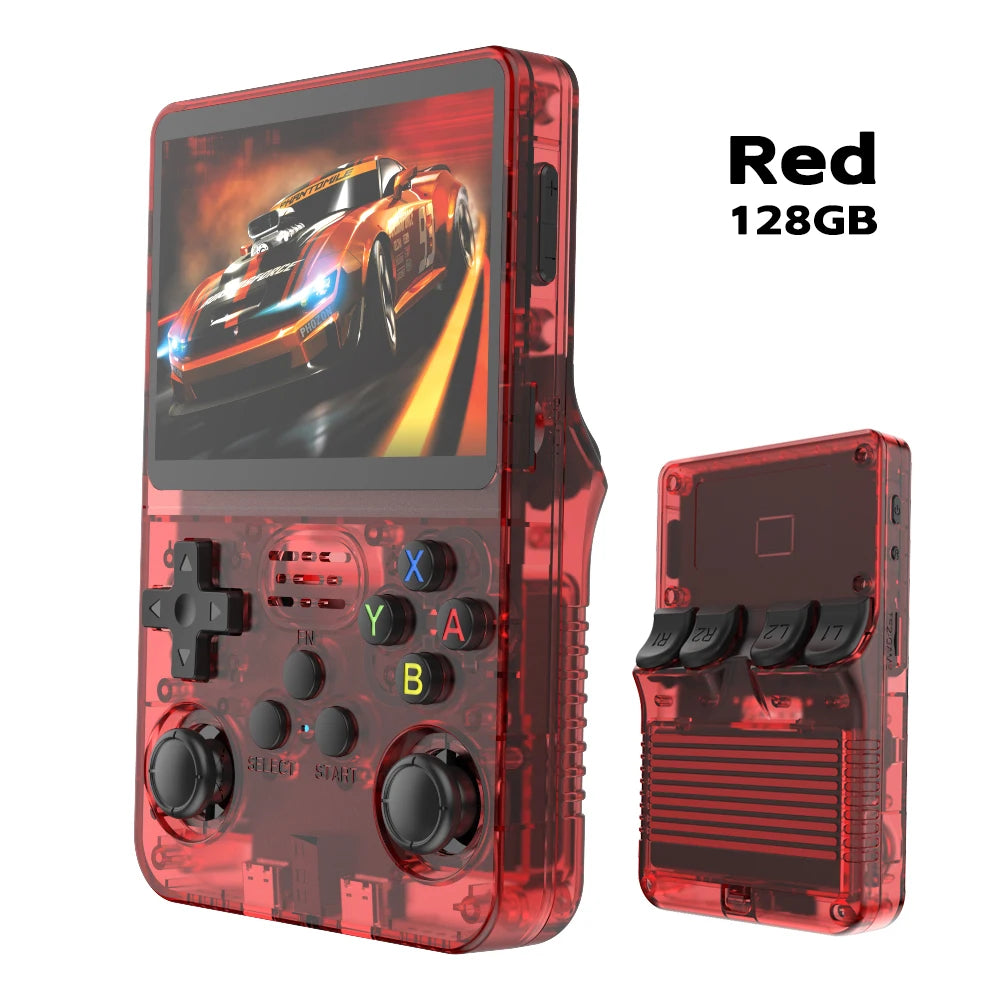 Console de jeu vidéo portable rétro R36S, système Linux, écran IPS de 3,5 pouces, lecteur portable, jeux de 64 Go, plusieurs couleurs sont disponibles