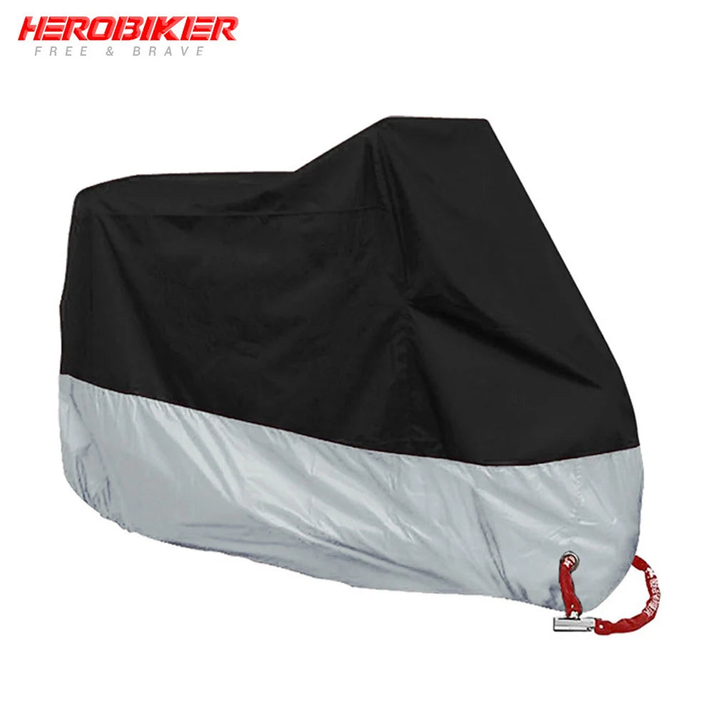 Housse de Moto imperméable, housse de pluie, anti-poussière, protection UV, pour l'extérieur et l'intérieur, pour Motocross, Scooter, toutes saisons