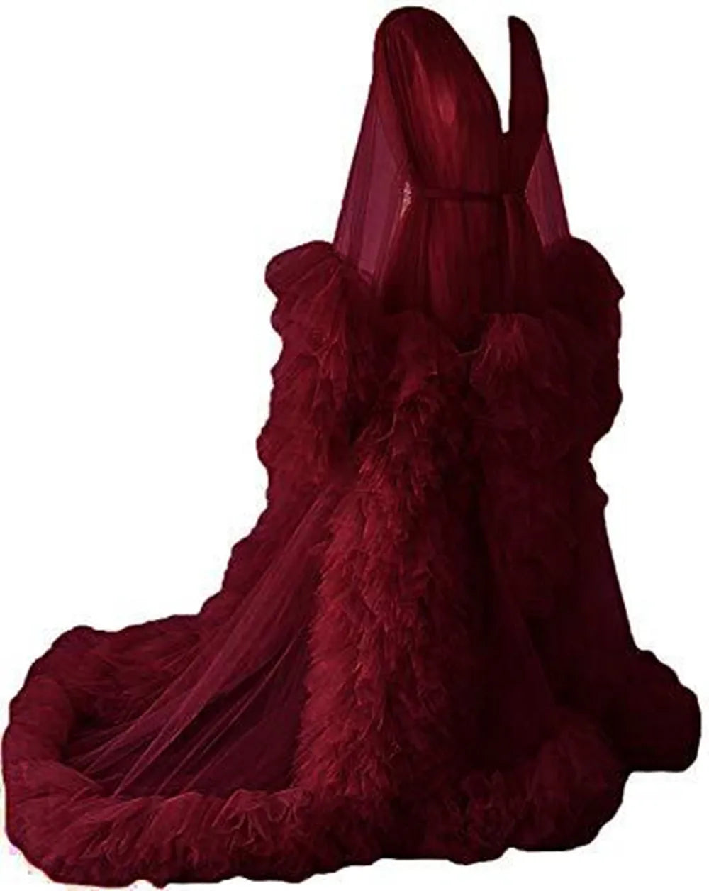 Robes de maternité, peignoirs longs en tulle pour femmes, robes de chambre pour séances photo, anniversaires, robes de mariée sexy et moelleuses, vêtements de nuit pour fêtes, robes sur mesure 2021
