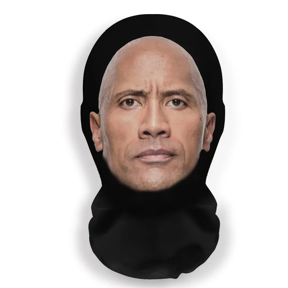 Masque Kanye imprimé en 3D pour cosplay, masque intégral en maille extensible pour hommes et femmes, déguisement de rôle, cagoule tendance pour Halloween