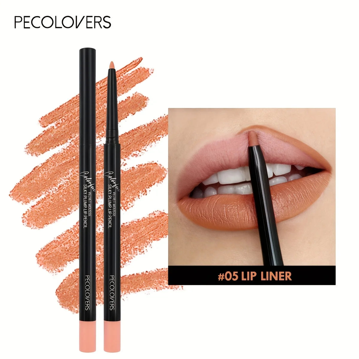 Crayon à lèvres mat waterproof, rouge contour des lèvres, longue tenue, sans transfert, hydratant, 12 couleurs