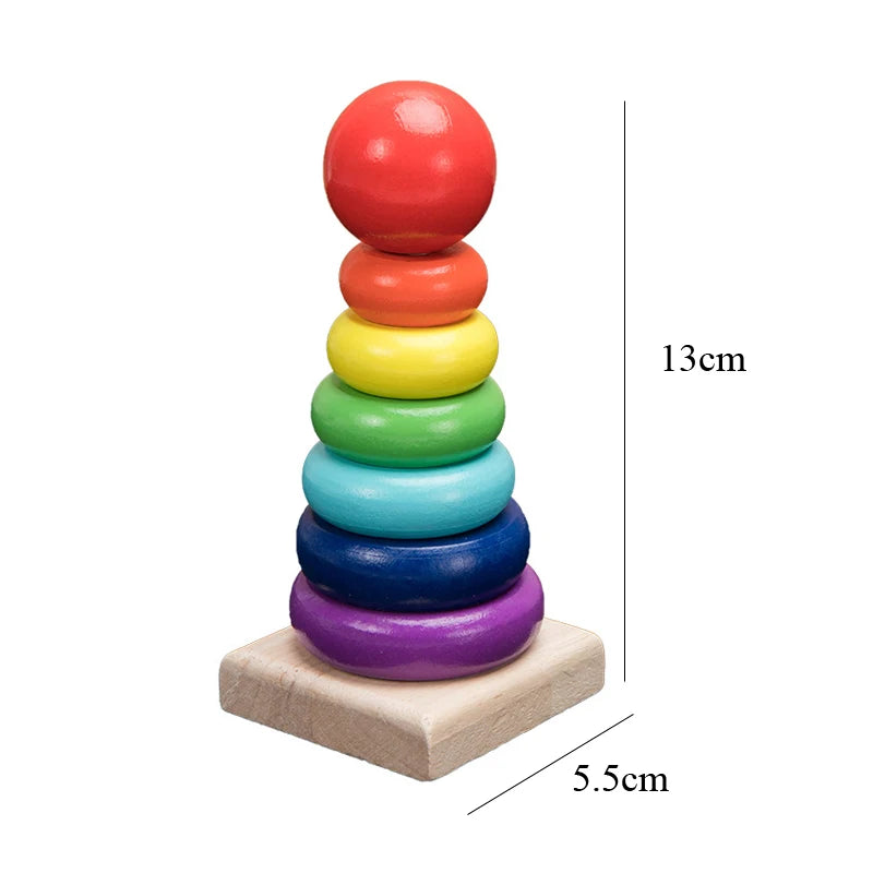 Jouets Montessori pour bébés, puzzles 3D en bois, jeux d'éveil, jouets éducatifs en bois pour enfants, cadeaux d'anniversaire