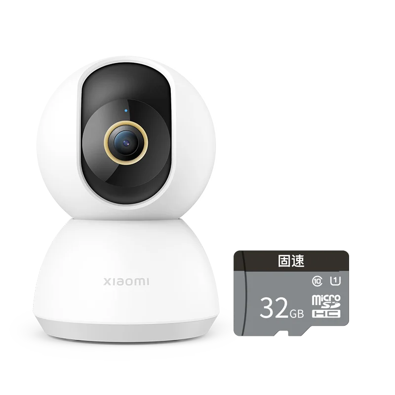 Caméra de sécurité connectée Xiaomi 360° Mi PTZ 2K Webcam 1296P 3 mégapixels avec détection humaine par IA et vision nocturne (version chinoise)