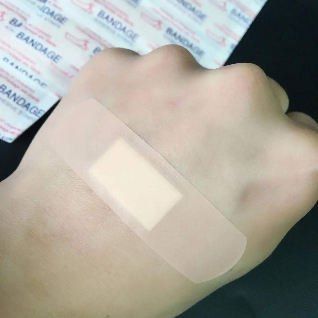 Pansements adhésifs ronds imperméables et respirants, 100 pièces, kit de premiers soins pour enfants, Kits d'urgence de Camping