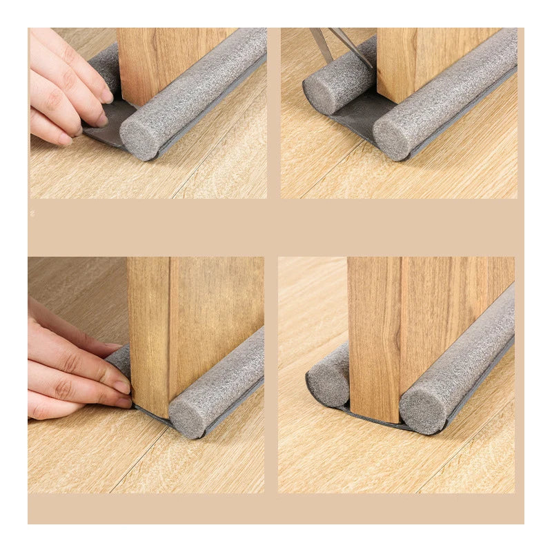 Bouchon de bande d'étanchéité pour bas de porte Flexible, protection contre la poussière du vent, offre spéciale