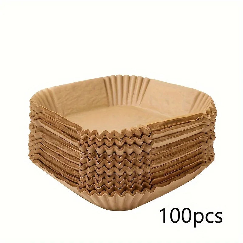 Papier Cuisson, ustensiles de cuisine jetables, moules à pâtisserie carrés et ronds, plaque de barbecue, tampon antiadhésif, accessoires de cuisine