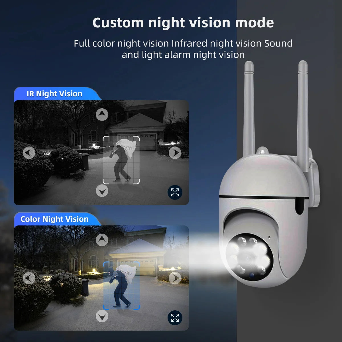 Jooan 1080P WiFi caméra de Surveillance 5x Zoom maison couleur nuit suivi automatique sécurité IP caméra intérieure CCTV caméra de Surveillance