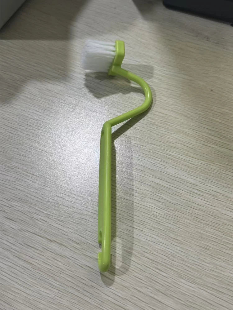 Brosse de toilette incurvée à long manche (1/2/3 pièces) - Outils de nettoyage en profondeur pour la maison et la salle de bain