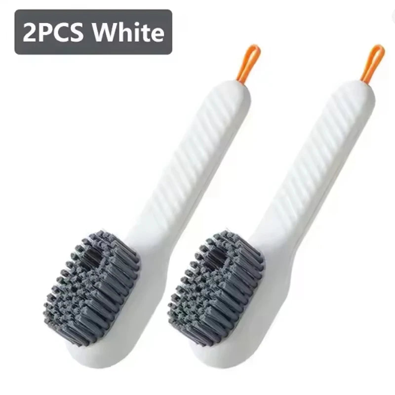 Cleaning Brush Soft Bristled Liquid Shoe Brush Long Handle Brush Clothes Brush Shoe Clothing Board Brush Household Cleaning Tool