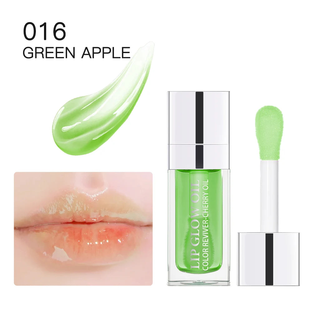 Baume à Lèvres Hydratant Huile à Lèvres Originale Gloss Soin des Lèvres Bienfait pour Lèvres Repulpantes Exfoliant Rose Huile Brillant Repulpante