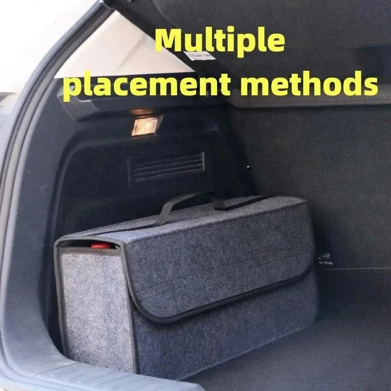 Organisateur de coffre de voiture pliable, poignée ergonomique, pour suv/berlines/camions, tissu durable, 1 paquet