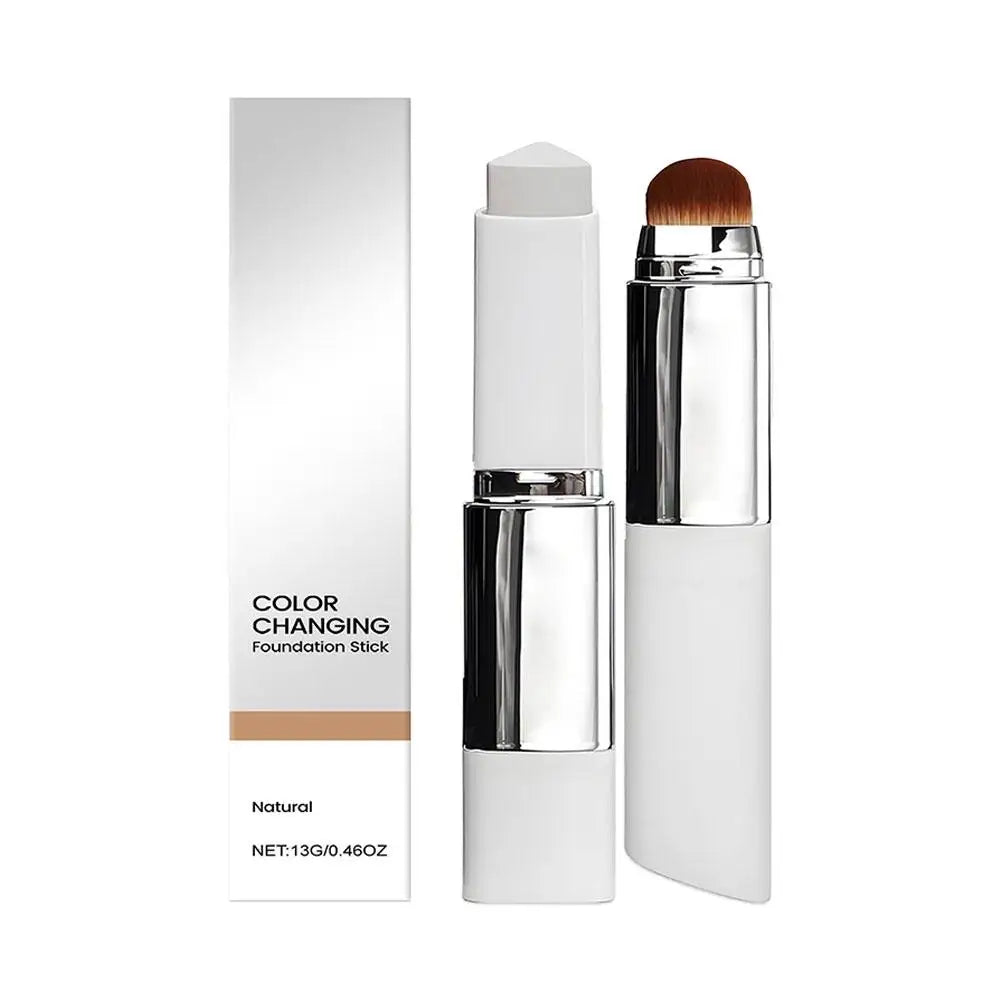 Fond de teint liquide 2 en 1 à changement de couleur, léger, hydratant et illuminateur, pour tous types de peau