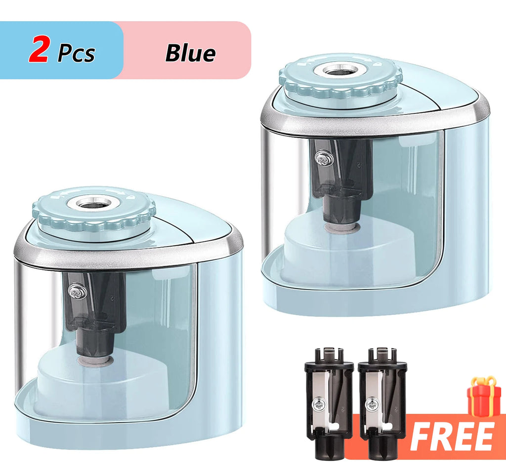 TENWIN – taille-crayon électrique automatique et Portable, adapté aux crayons de 6 à 8mm, pour étudiants, papeterie scolaire
