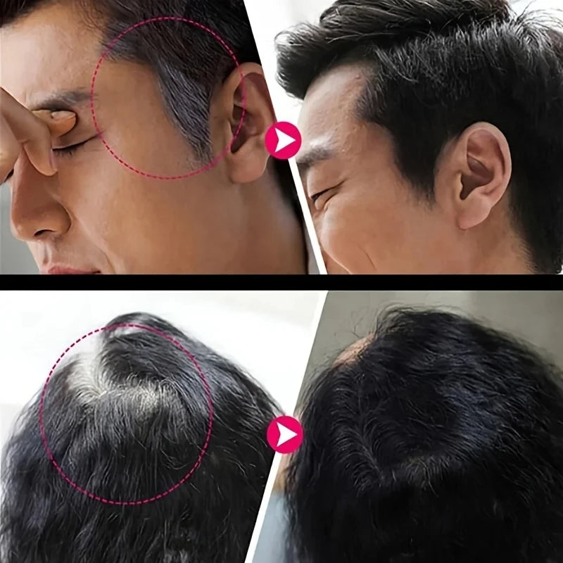 Stylo colorant temporaire à action rapide pour cheveux gris - Nouvelle coloration pour des retouches rapides