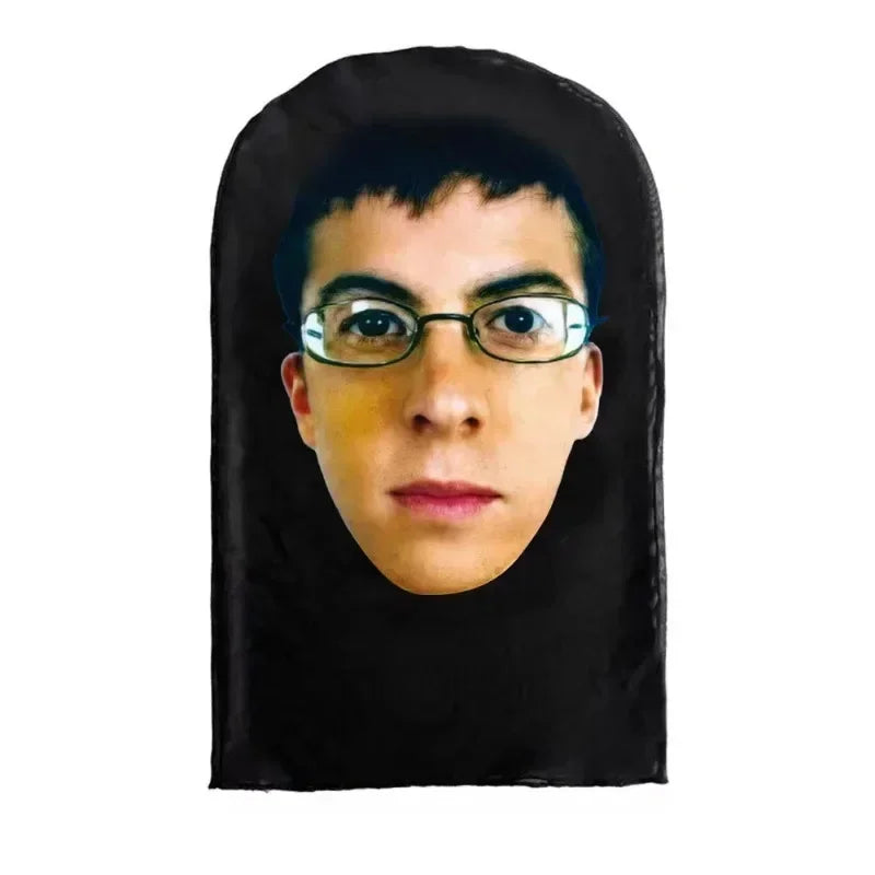 Masque Kanye imprimé en 3D pour cosplay, masque intégral en maille extensible pour hommes et femmes, déguisement de rôle, cagoule tendance pour Halloween