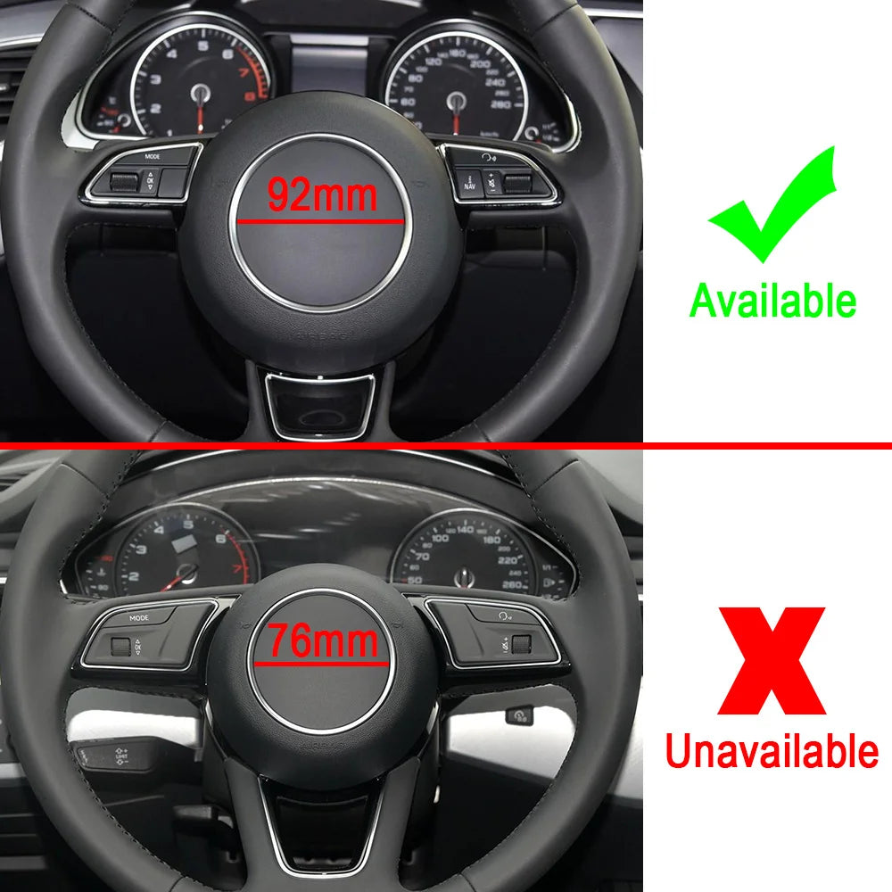Anneau décoratif autocollant pour Audi A1 A3 A4 A5 A6 A7 A8 Q3 Q5 Q7 SQ5 S1 S3 S4 S5 S6 S7 S8 RS3 RS5 RS6