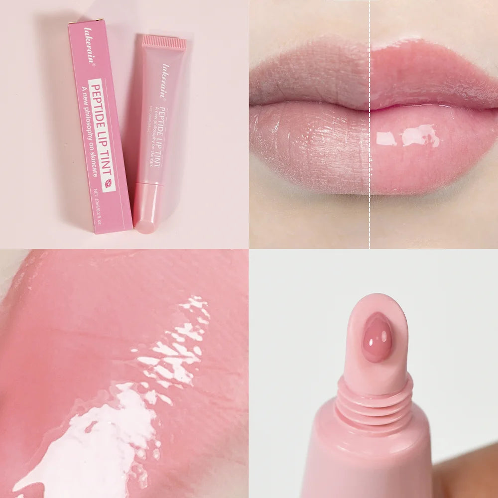 Gloss à lèvres effet miroir 10 ml, huile hydratante et nourrissante pour les lèvres, effet gel longue tenue, effet verre, estompe les ridules, sérum protecteur pour les lèvres