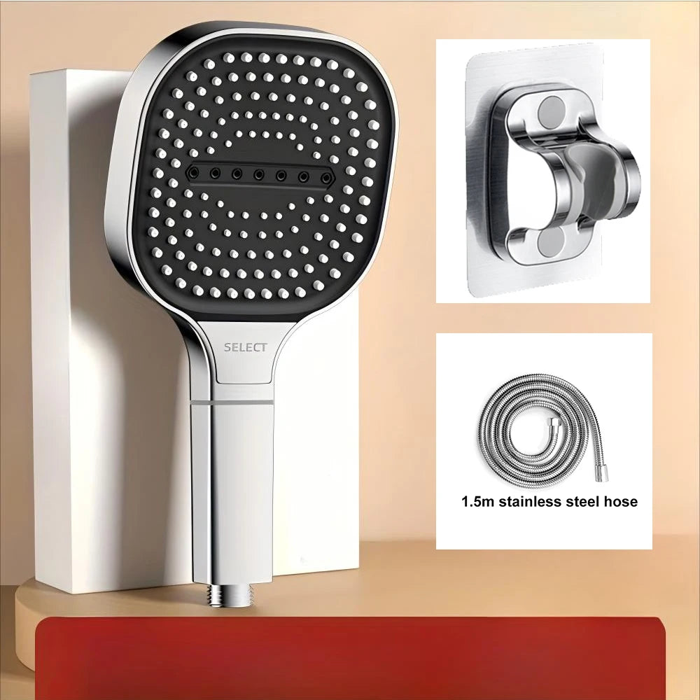 Pommeau de douche haute pression à 3 Modes, pommeau de douche à économie d'eau, pulvérisateur de Massage d'eau réglable, accessoires de salle de bain à domicile