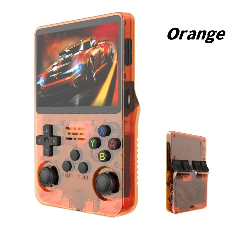 Console de jeu vidéo portable rétro R36S, système Linux, écran IPS de 3,5 pouces, lecteur portable, jeux de 64 Go, plusieurs couleurs sont disponibles