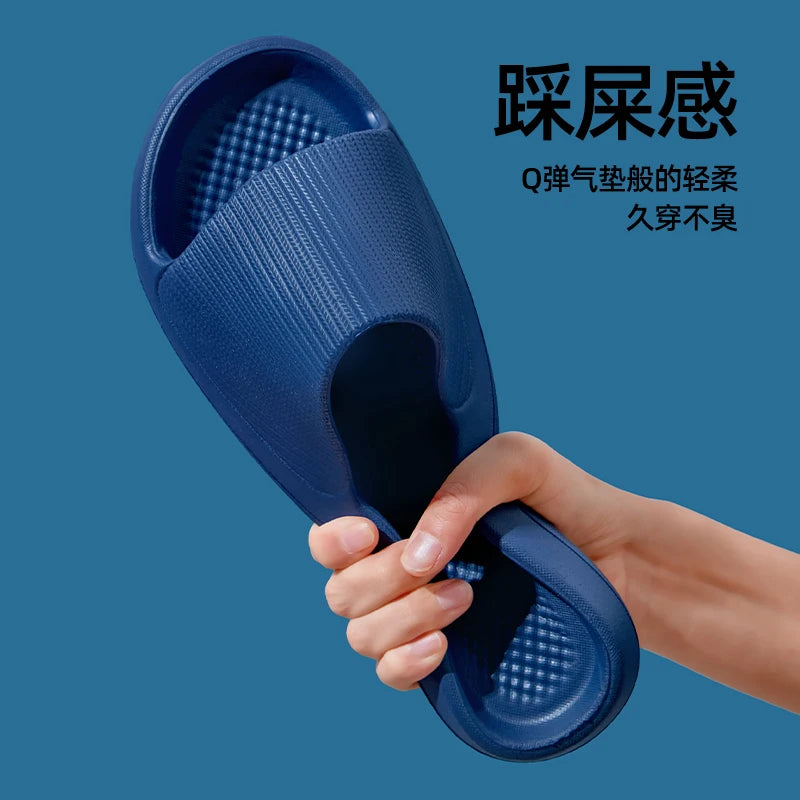 Soft Sole Massage Shower Shoes for Women Men Couples Waterproof Non-slip Home Leisure Fashion Bathroom Slippers