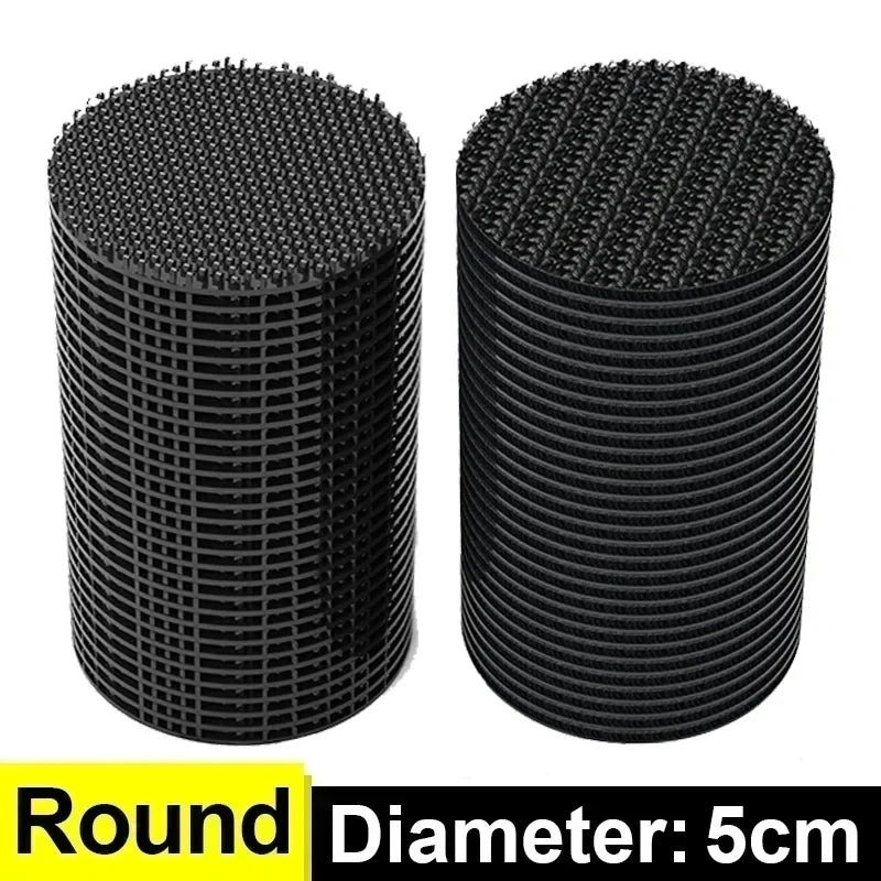 Nouveaux autocollants de fixation de tapis Double face, haute adhérence pour tapis de voiture, patchs fixes, tapis de sol de maison, bandes antidérapantes