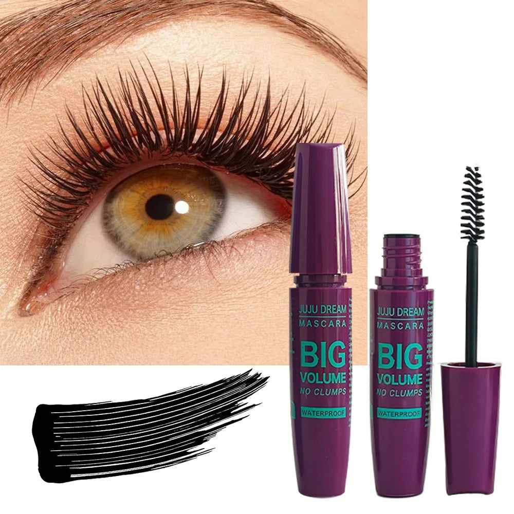 Mascara recourbant 4D – Allongeant, résistant à l'eau et à la transpiration, longue tenue, sans bavure, unisexe, doux, certifié