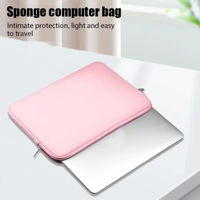 Housse souple pour ordinateur portable 11-15,6 pouces, idéale pour le bureau, les voyages et les affaires. Compatible avec Macbook Air Pro, Xiaomi, Lenovo, HP et Dell.