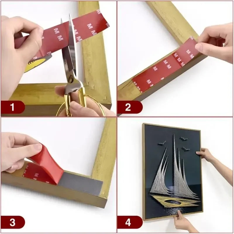 Heat-Resistant Auto Double-Sided Adhesive Patch - High Viscosity Strong Adhesion, Heavy-Duty Fixing Tape for Car Accessories