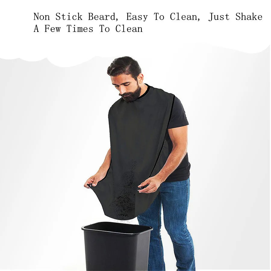 Men's Bathroom Shaving Aprons Beard Shaving Apron Care Bib Face Shaved Hair Adult Bibs Shaver Cleaning Hairdresser