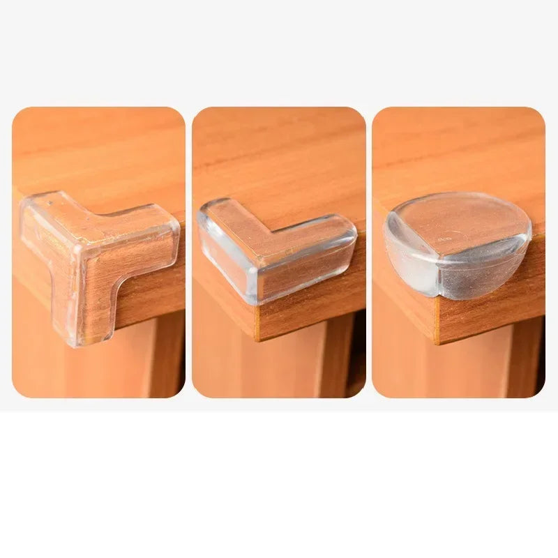 Protecteur d'angle transparent Anti-collision pour Table basse, revêtement d'angle doux pour enfants, décor de salon, 4 à 10 pièces