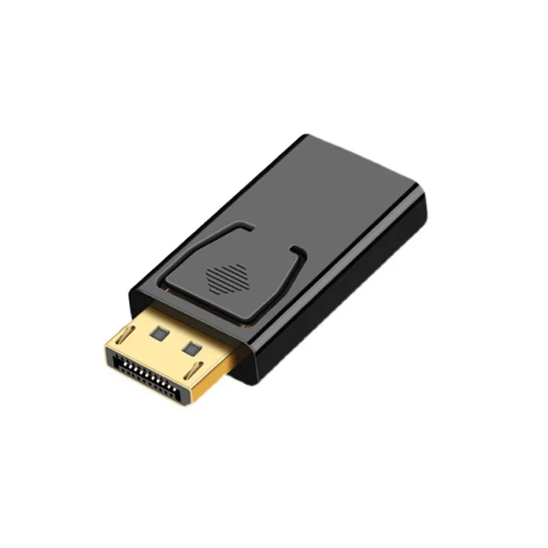 DisplayPort to HDMI-Compatible Adapter 4K/1080P DP to HDMI Adapter Male to Female Video Audio Converter For PC Laptop Projector