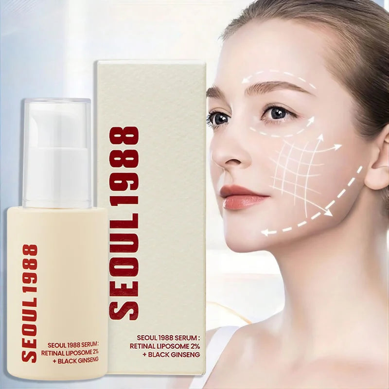Ensemble de soins coréens pour la peau, séoul 1988, soin du Contour des yeux à la mucine d'escargot, estompe les cernes au rétinol, sérum hydratant liftant raffermissant, crème pour les yeux