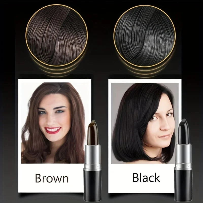 Stylo colorant temporaire à action rapide pour cheveux gris - Nouvelle coloration pour des retouches rapides