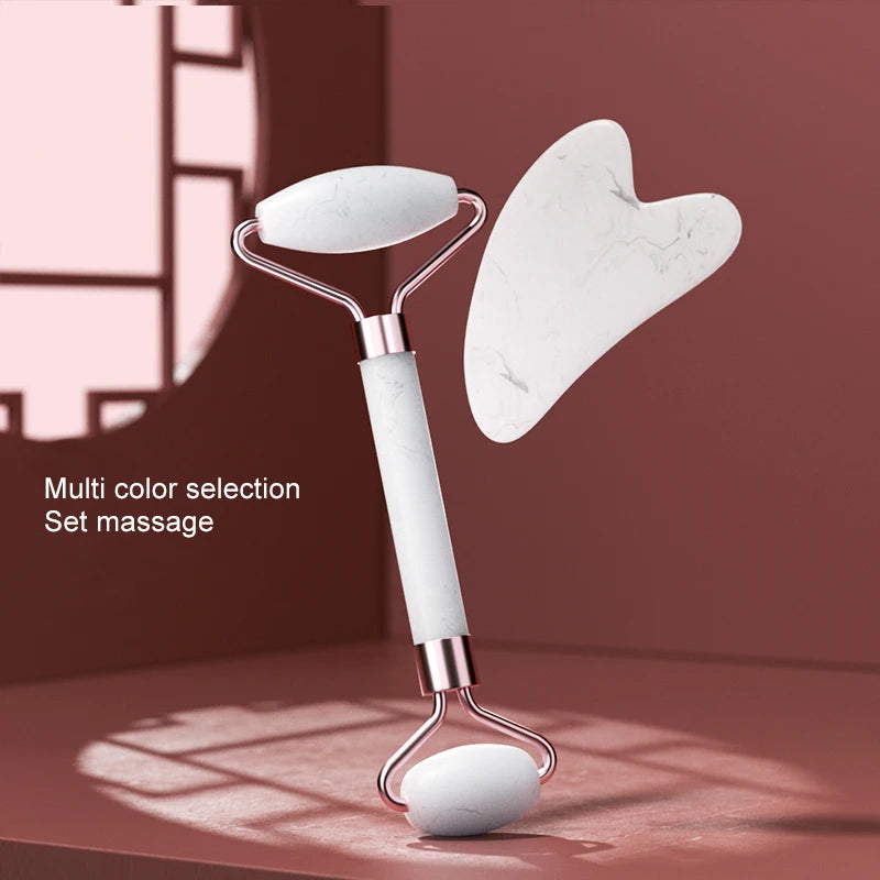 Rouleau pour le visage, le cou et les yeux, instrument de Massage du visage en résine, planche à gratter pour soins de santé, beauté musculaire, outils de soins de la peau