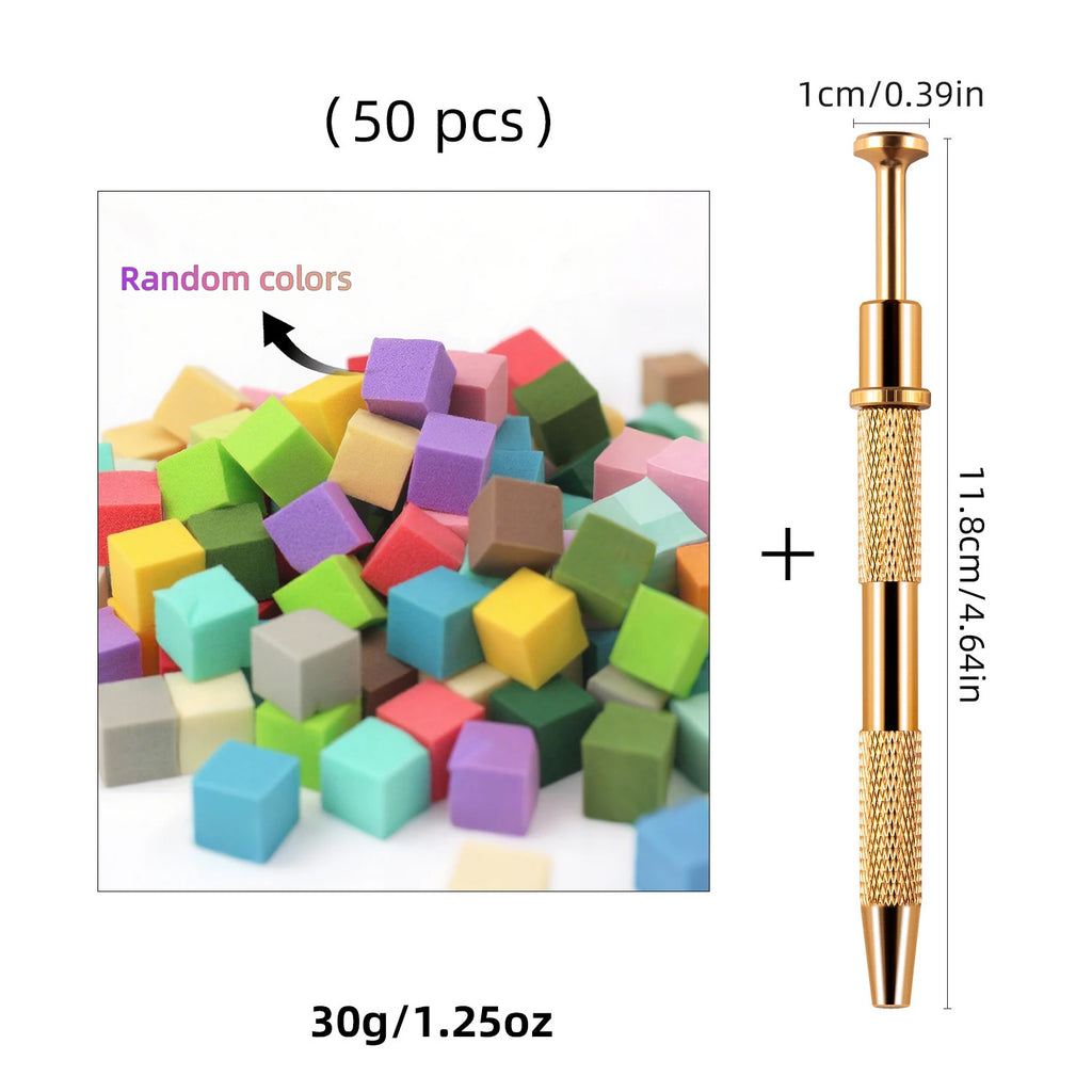 50/25 pièces Ensemble D'éponge D'art D'ongle Manucure BRICOLAGE Créatif Éponge À Ongles Pince Outil Éponge Dégradé Outils D'art D'ongle Accessoires De Manucure