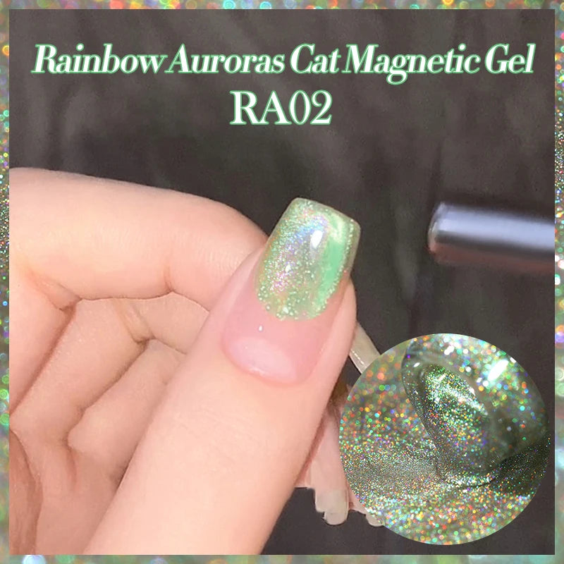 Vernis à ongles magnétique gel BORN PRETTY 10 ml Argent Clair de Couleur Chat - Accessoires pour les ongles - Vernis semi-permanent pour ongles d'automne et d'hiver