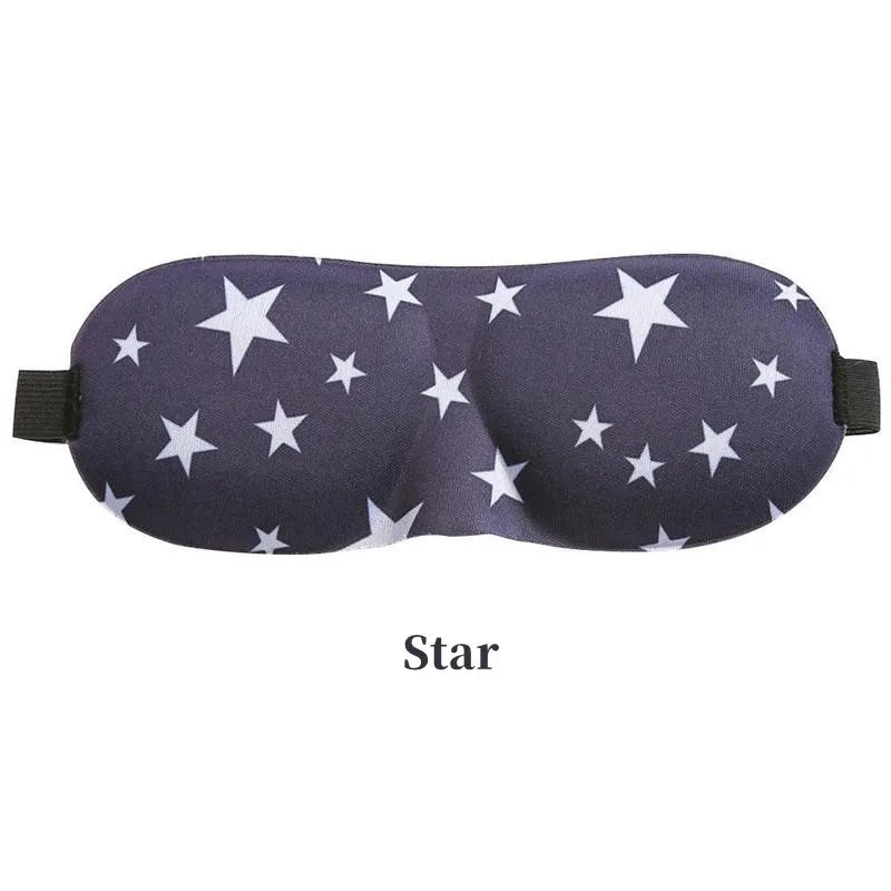 Masque pour les yeux de sommeil 3D, aide au repos de voyage, Patch de couverture pour les yeux, masque de sommeil doux, bandeau pour les yeux, masseur relaxant