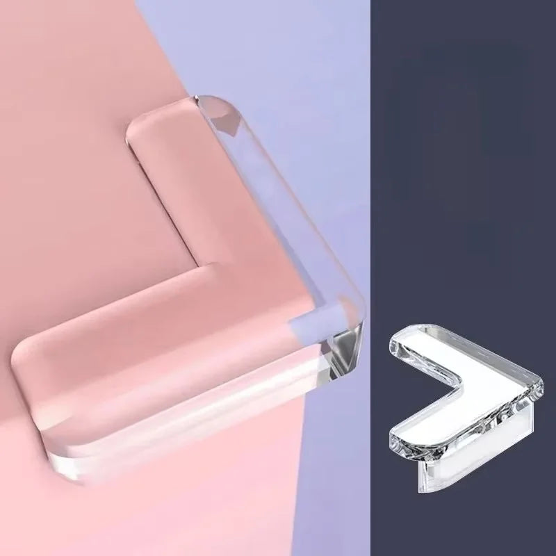 Protecteur d'angle transparent Anti-collision pour Table basse, revêtement d'angle doux pour enfants, décor de salon, 4 à 10 pièces