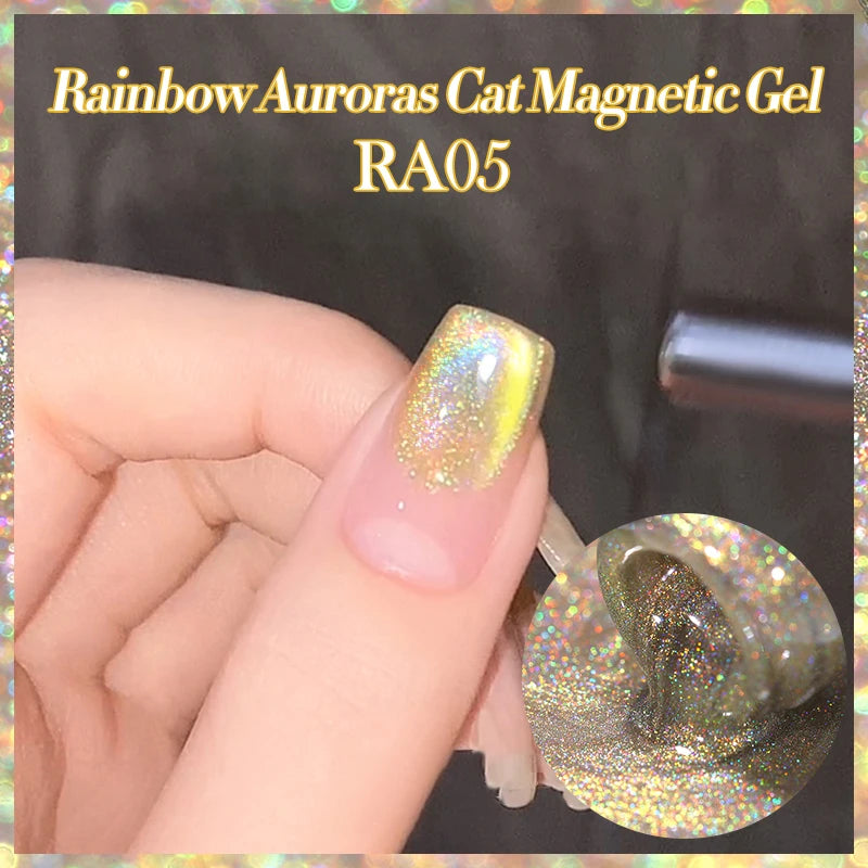 Vernis à ongles magnétique gel BORN PRETTY 10 ml Argent Clair de Couleur Chat - Accessoires pour les ongles - Vernis semi-permanent pour ongles d'automne et d'hiver