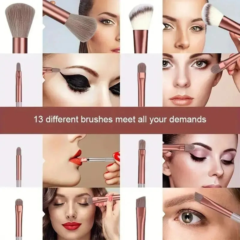 Ensemble de pinceaux de maquillage professionnels, doux et moelleux, pour fond de teint, poudre, fard à paupières, mélange Kabuki, outil de beauté