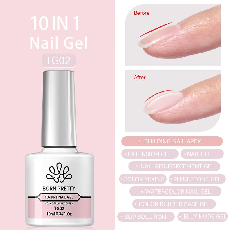 Vernis à ongles magnétique gel BORN PRETTY 10 ml Argent Clair de Couleur Chat - Accessoires pour les ongles - Vernis semi-permanent pour ongles d'automne et d'hiver
