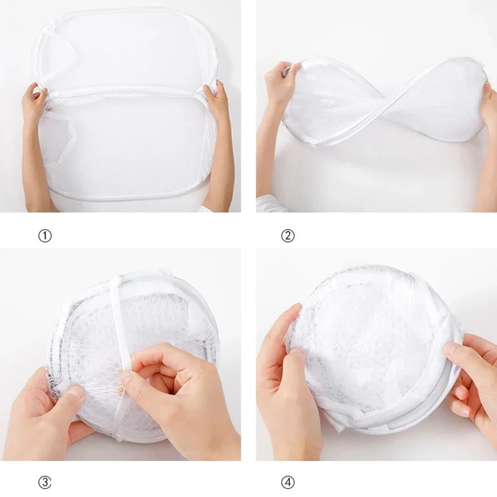 Panier à vêtements sales squelette ventilé, pliable, rangement facile, Portable, grande capacité